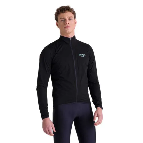 Fahrrad Regenjacken Santini Bianchi Milano Rainshell Regenjacke 2025