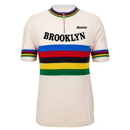 Fahrradtrikots kurzarm Santini Brooklyn World Champion