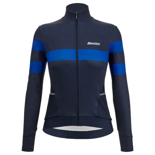 Fahrradtrikots langarm Santini Coral Bengal Thermal