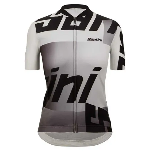 Fahrradtrikots kurzarm Santini Karma Logo