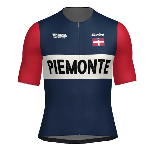 Fahrradtrikots kurzarm Santini La Vuelta Grand Salida Piemonte