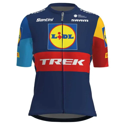 Fahrradtrikots kurzarm Santini Lidl Trek 0