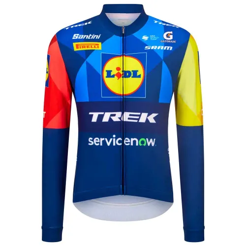 Fahrradtrikots langarm Santini LIDL Trek 2026