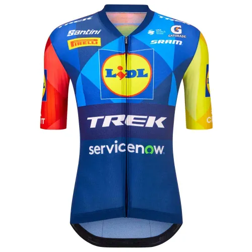 Fahrradtrikots kurzarm Santini LIDL Trek Team Original 2026