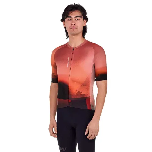 Fahrradtrikots kurzarm Santini Luce