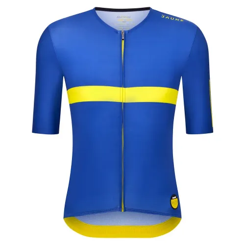 Fahrradtrikots kurzarm Santini Maillot Jaune Col De La Madeleine 2025