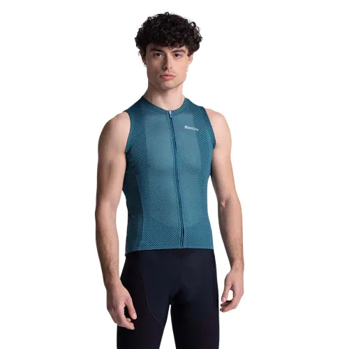 Fahrradtrikots ärmellos Santini Opal