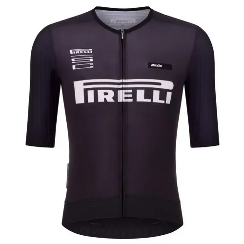 Fahrradtrikots kurzarm Santini Pirelli Sport Club Fast