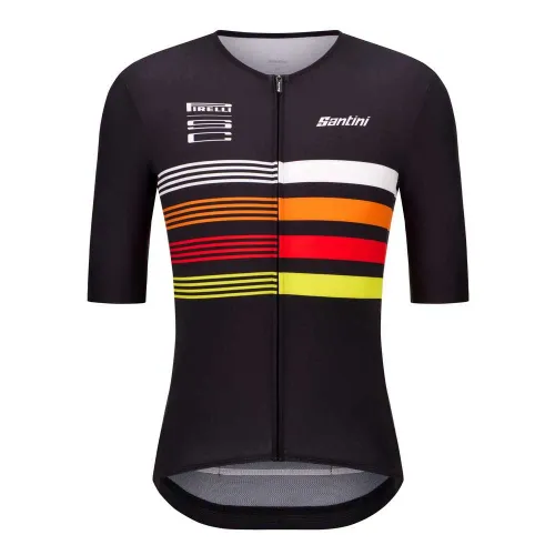 Fahrradtrikots kurzarm Santini Pirelli Tape