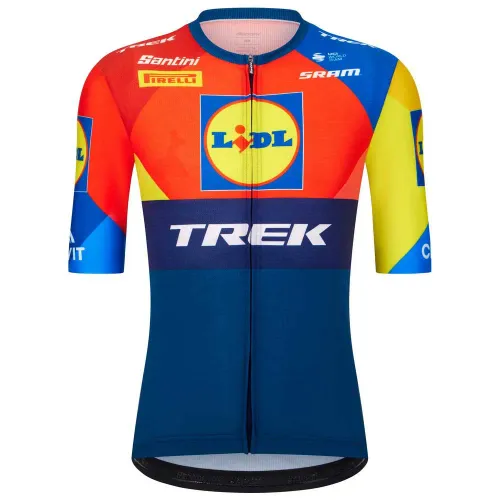 Fahrradtrikots kurzarm Santini Replica LIDL-Trek 2025