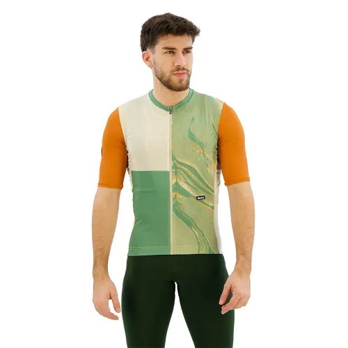 Fahrradtrikots kurzarm Santini Sandstorm Comfort