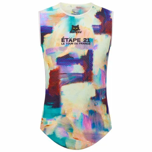 Fahrrad Unterhemd Santini TDF Arrivée Montmartre Baselayer 2026