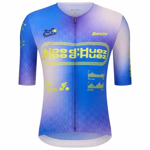 Fahrradtrikots kurzarm Santini Tour De France Alpe D´Huez