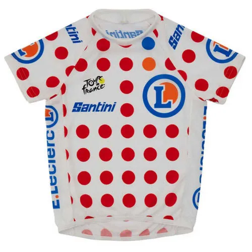 Fahrradtrikots kurzarm Santini Tour De France Overall Leader JR