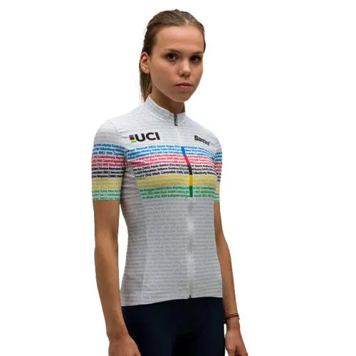Fahrradtrikots kurzarm Santini UCI 100 Champion