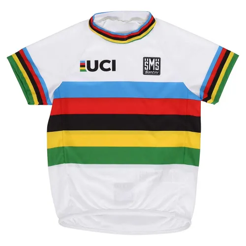 Fahrradtrikots kurzarm Santini UCI World Champion