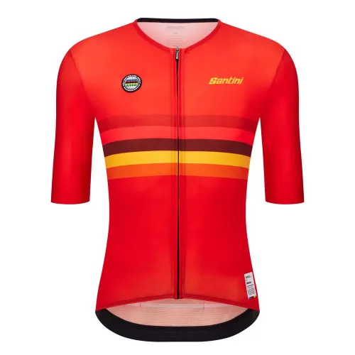 Fahrradtrikots kurzarm Santini UCI World Champion Spain 2025