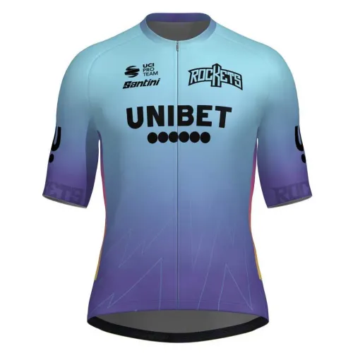 Fahrradtrikots kurzarm Santini Unibet Rockets Fan Line 2025