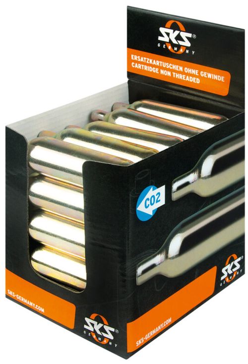 Sonstige Fahrradpumpen SKS Germany CO2 16G CARTRIDGE DISPLAY BOX 2023