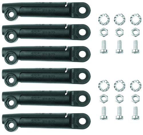 Sonstige Fahrradteile SKS Germany FIXING ADAPTER ESC VARIO FOR 4.5 MM U-STAYS 6 PCS 2023