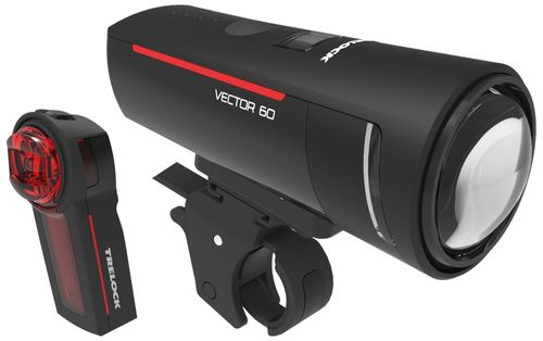 Fahrradlicht Set Trelock LS 600 I-GO® VECTOR 60 LUX / LS 740 VECTOR Set 2023