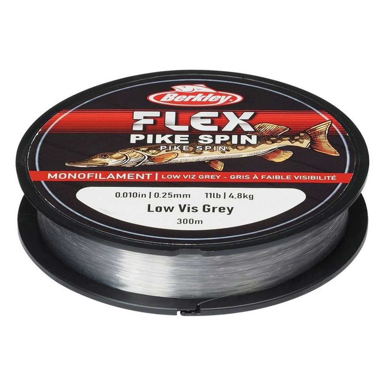 Berkley Flex PikeSpin 300m 0,25mm LVGrey