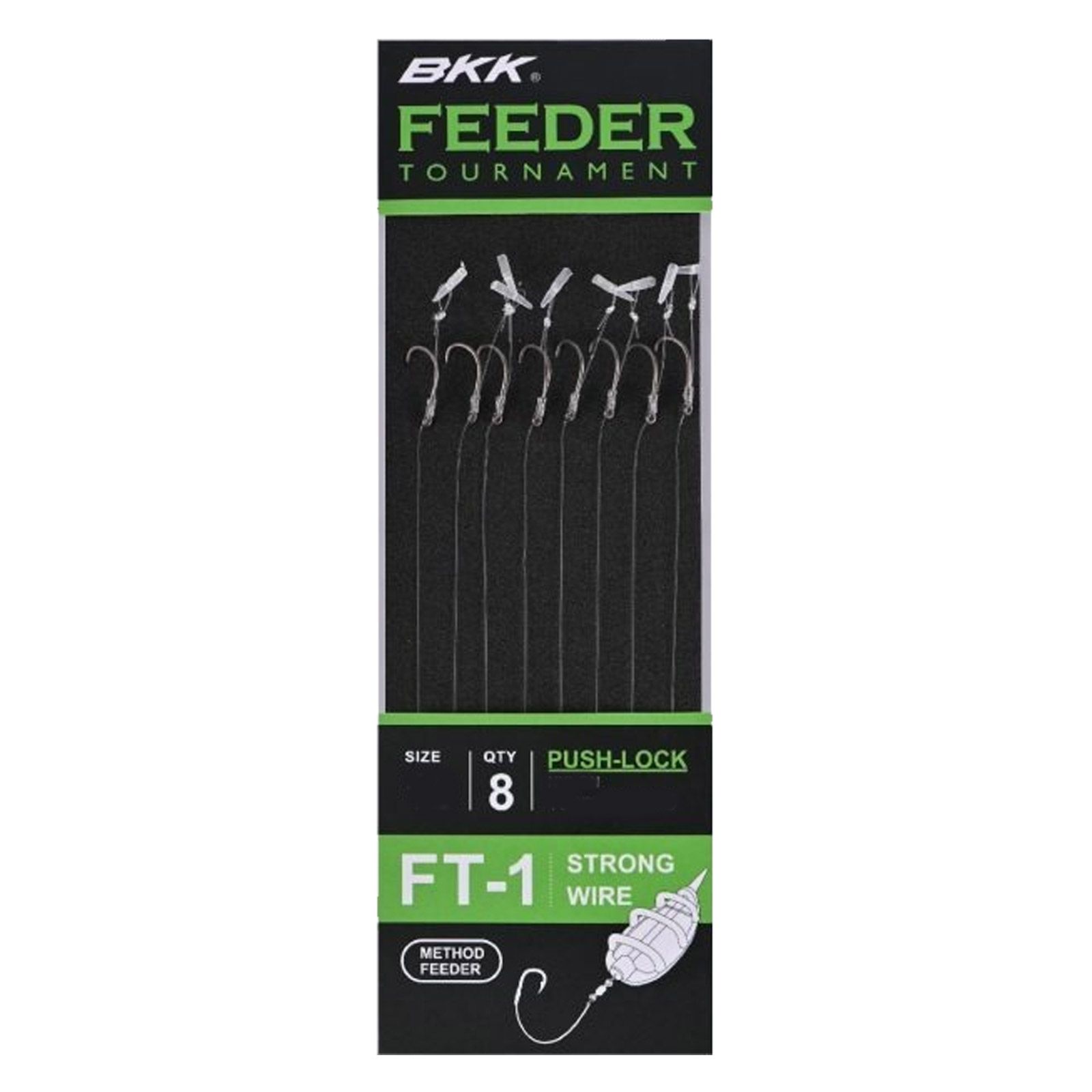 undefined Feeder Tournament FT-1 push-lock gebundener Feederhaken