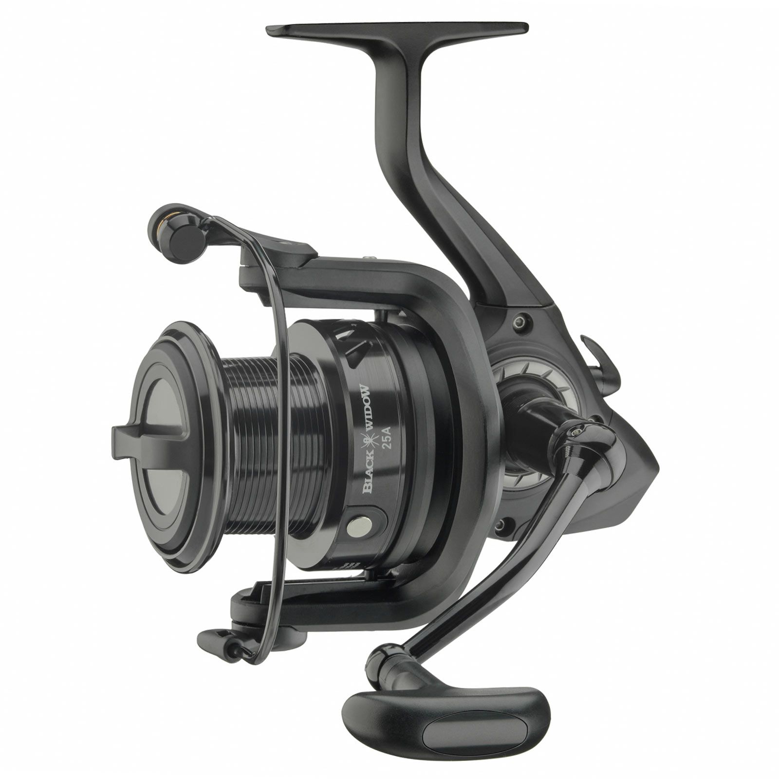 Stationärrollen Daiwa BLACK WIDOW 25A Big Pit Karpfenrolle