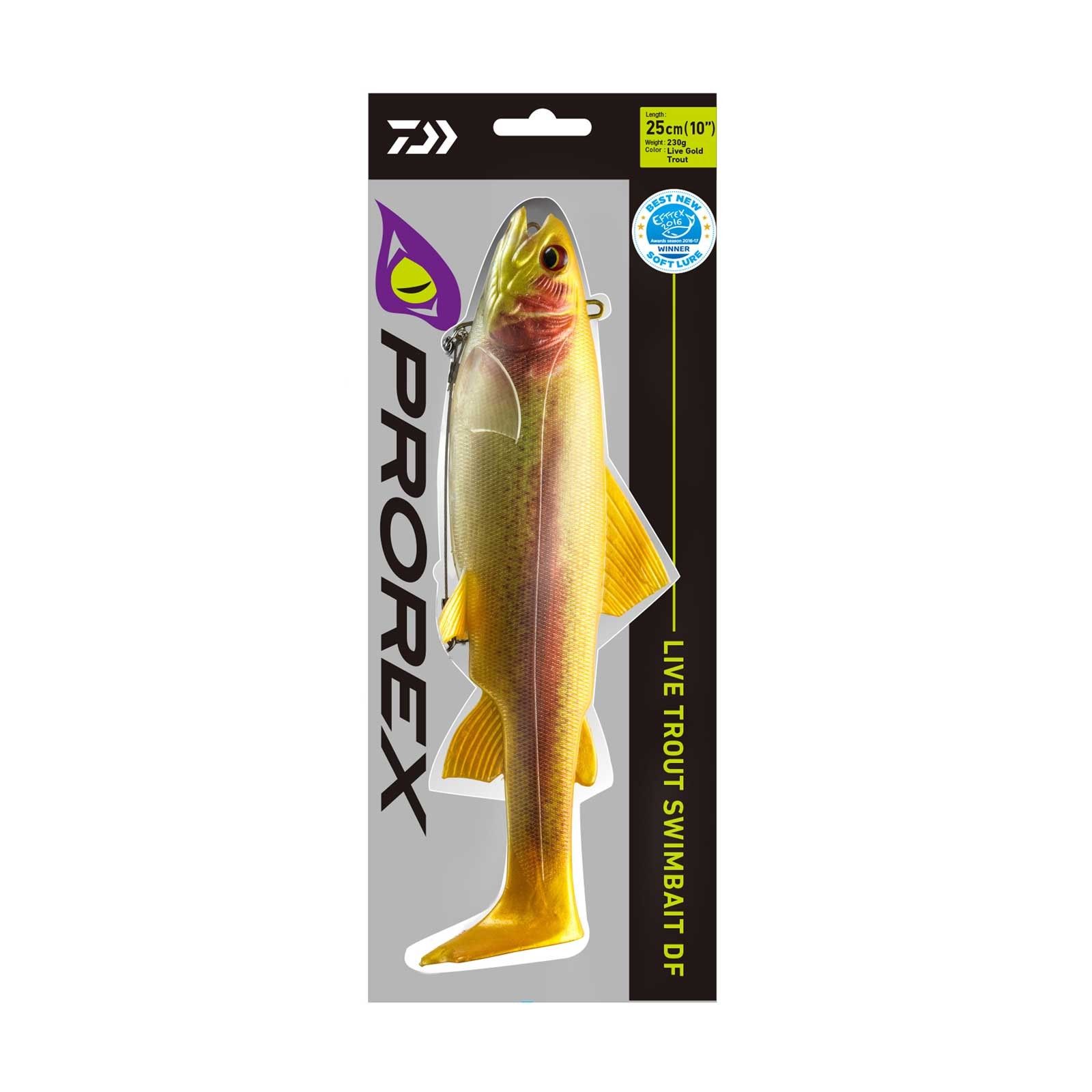 undefined Prorex Live Trout Swimbait DF Gummifisch montiert