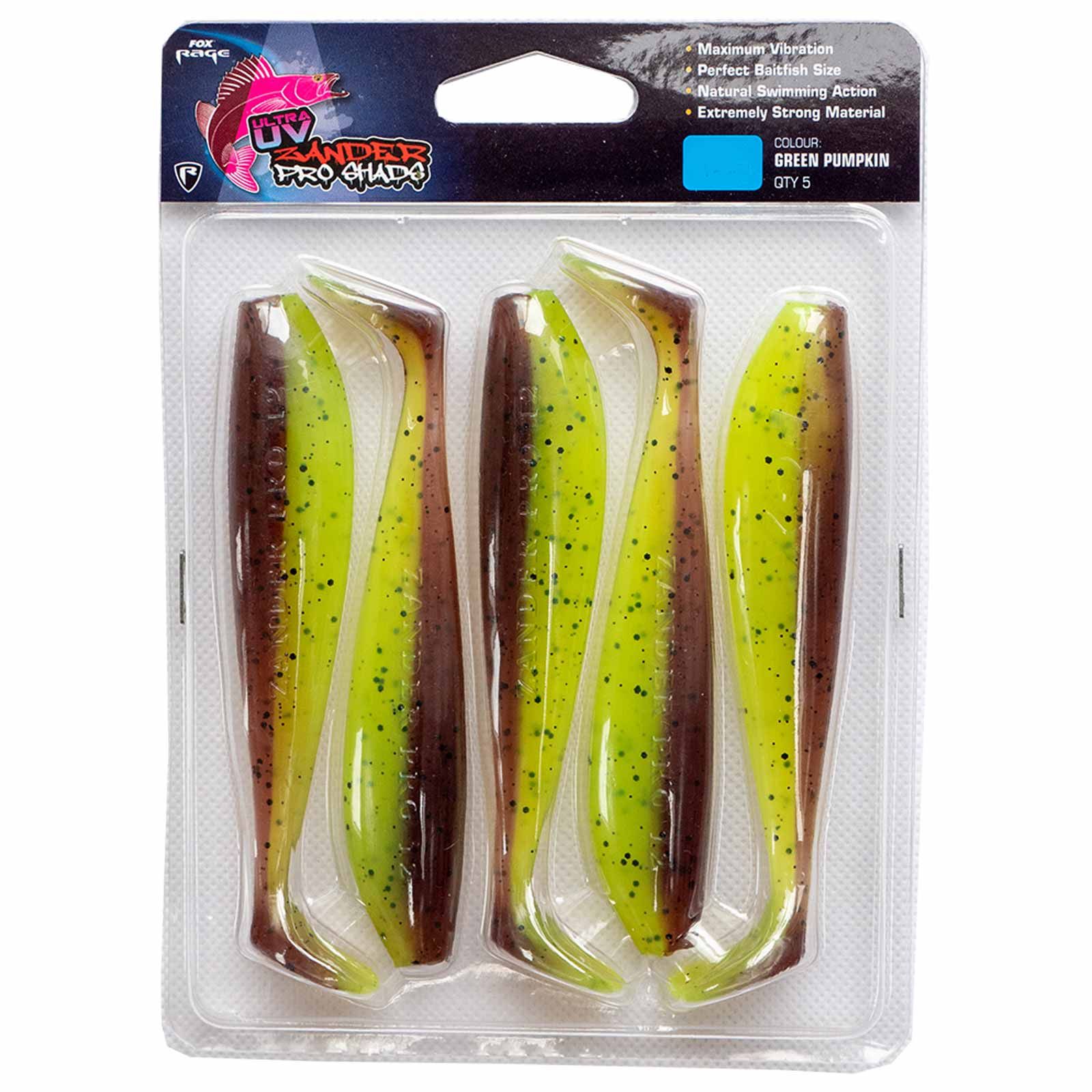 Fox Rage Zander Pro Shad Single Colour Pack Gummifisch