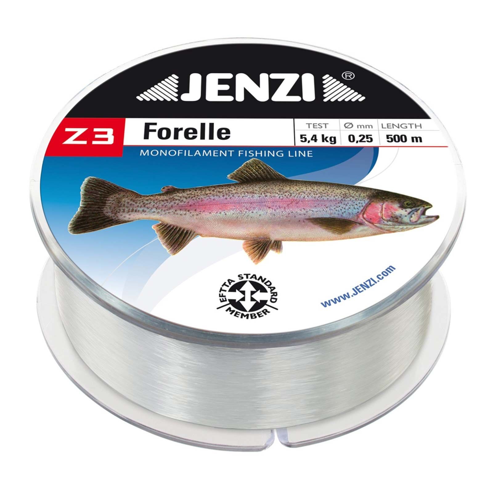 Jenzi Z3 Line Forelle 500m 0,25mm 4,8kg