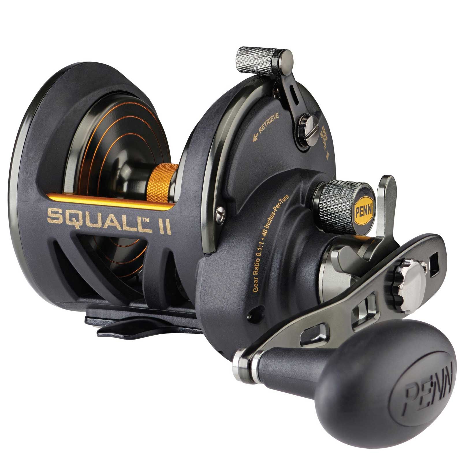 undefined Squall II Star Drag Reel Box Multirolle Linkshand