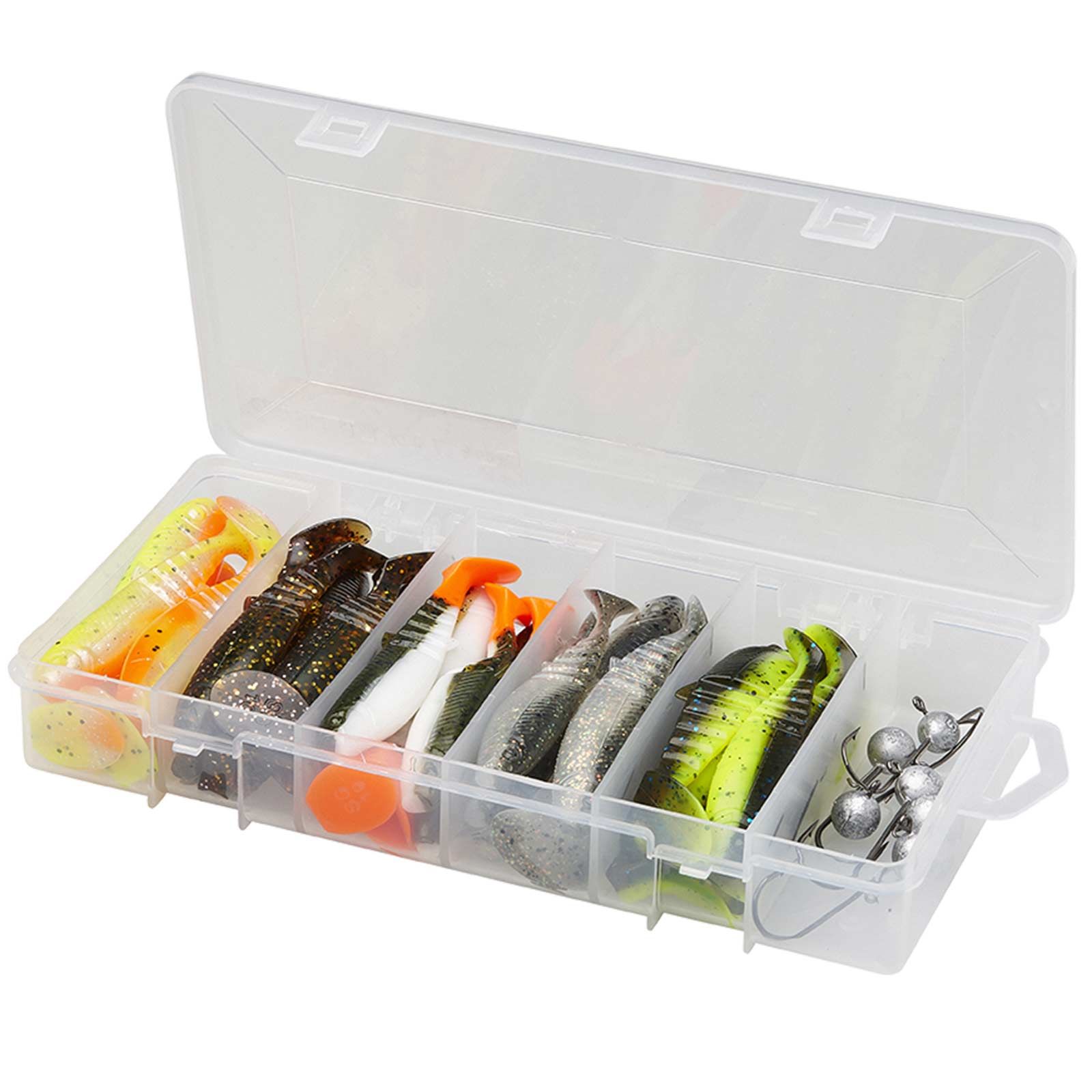 undefined Cannibal Shad Kit Mixed Colors Gummifisch-Set