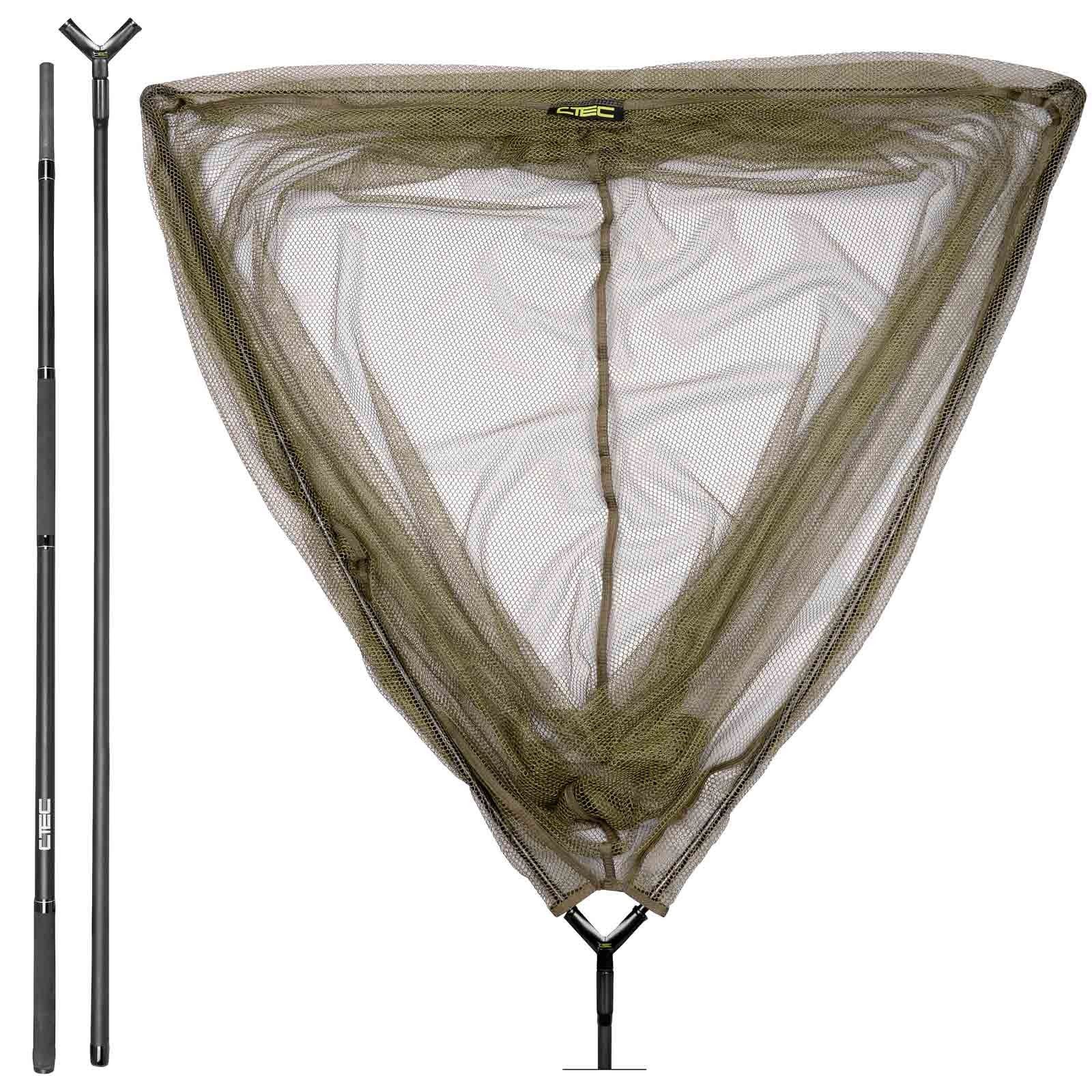 undefined C-Tec Carp Net+Handle 1,8m 2-teilig Combo Karpfenkescher