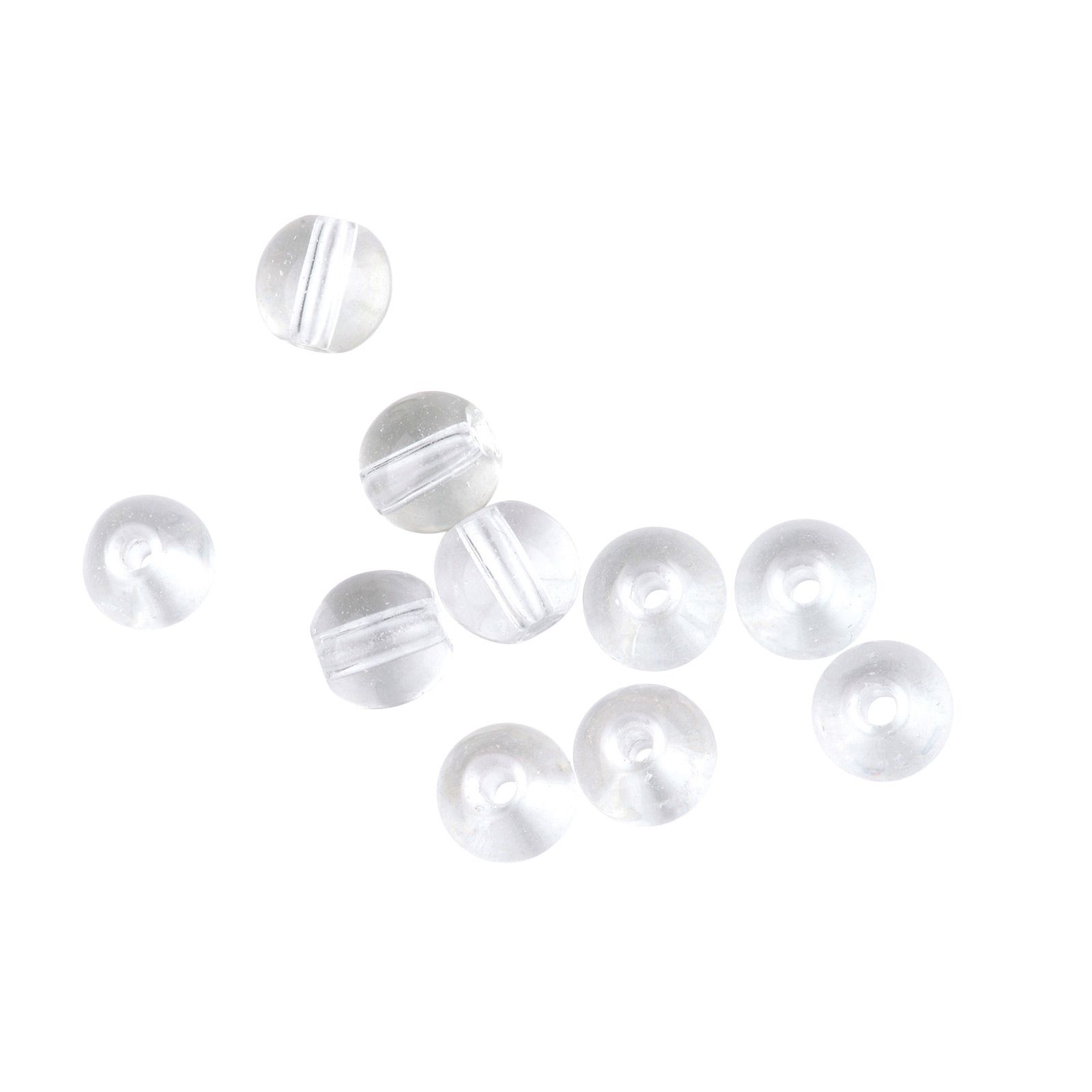 undefined Round Smooth Glas Beads Glasperlen Texas & Carolina