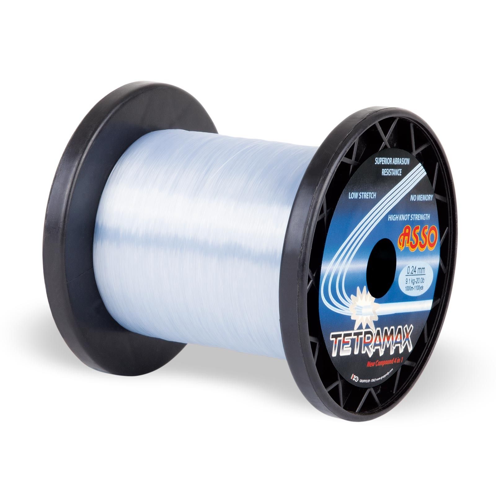 Monofile Schnur ASSO Tetramax Mono Blue