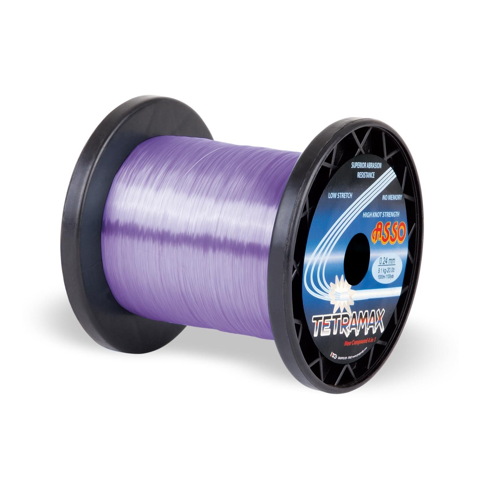 Monofile Schnur ASSO Tetramax Mono Purple