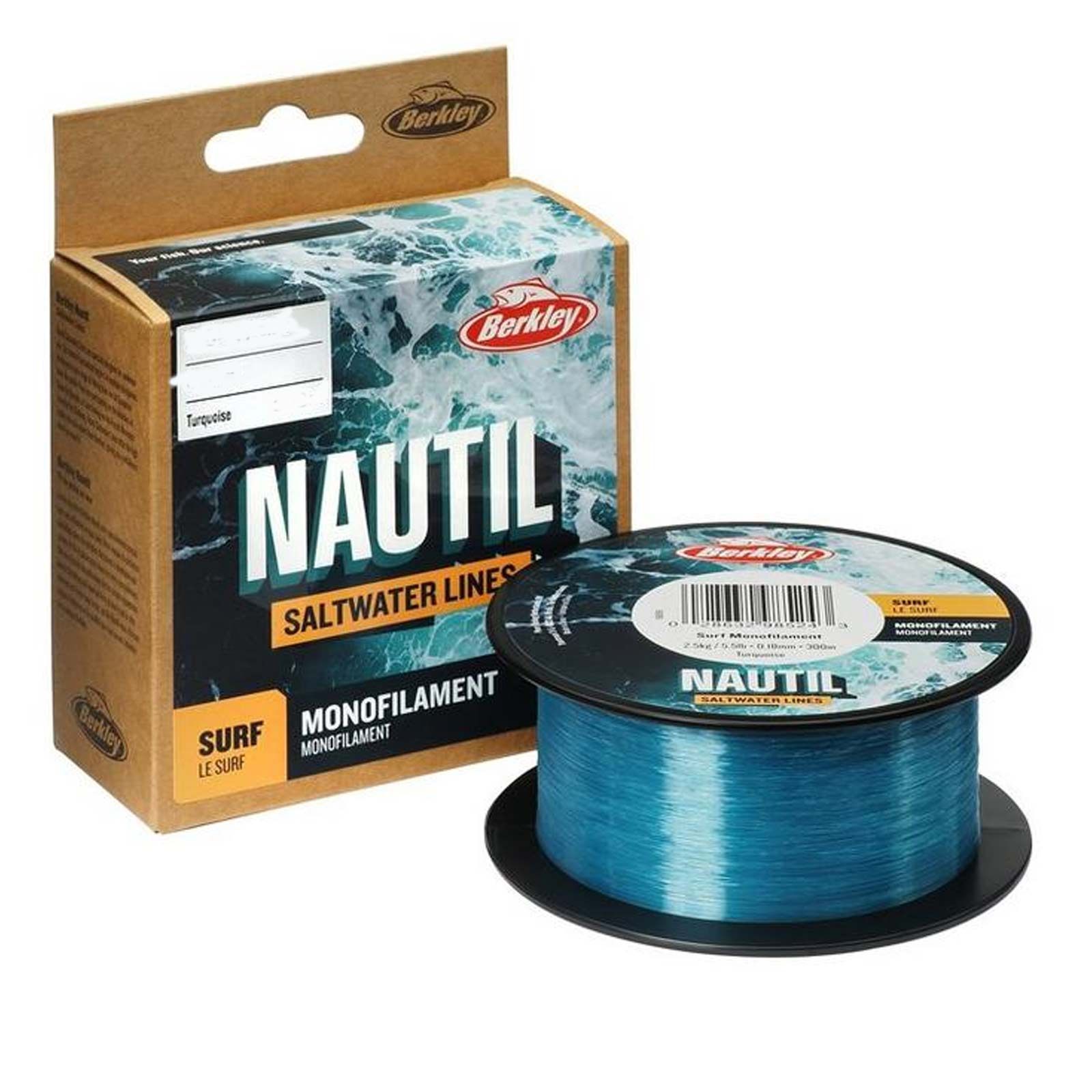 Berkley Nautil Surf 600m Turquoise Monofile Angelschnur Brandungsangeln