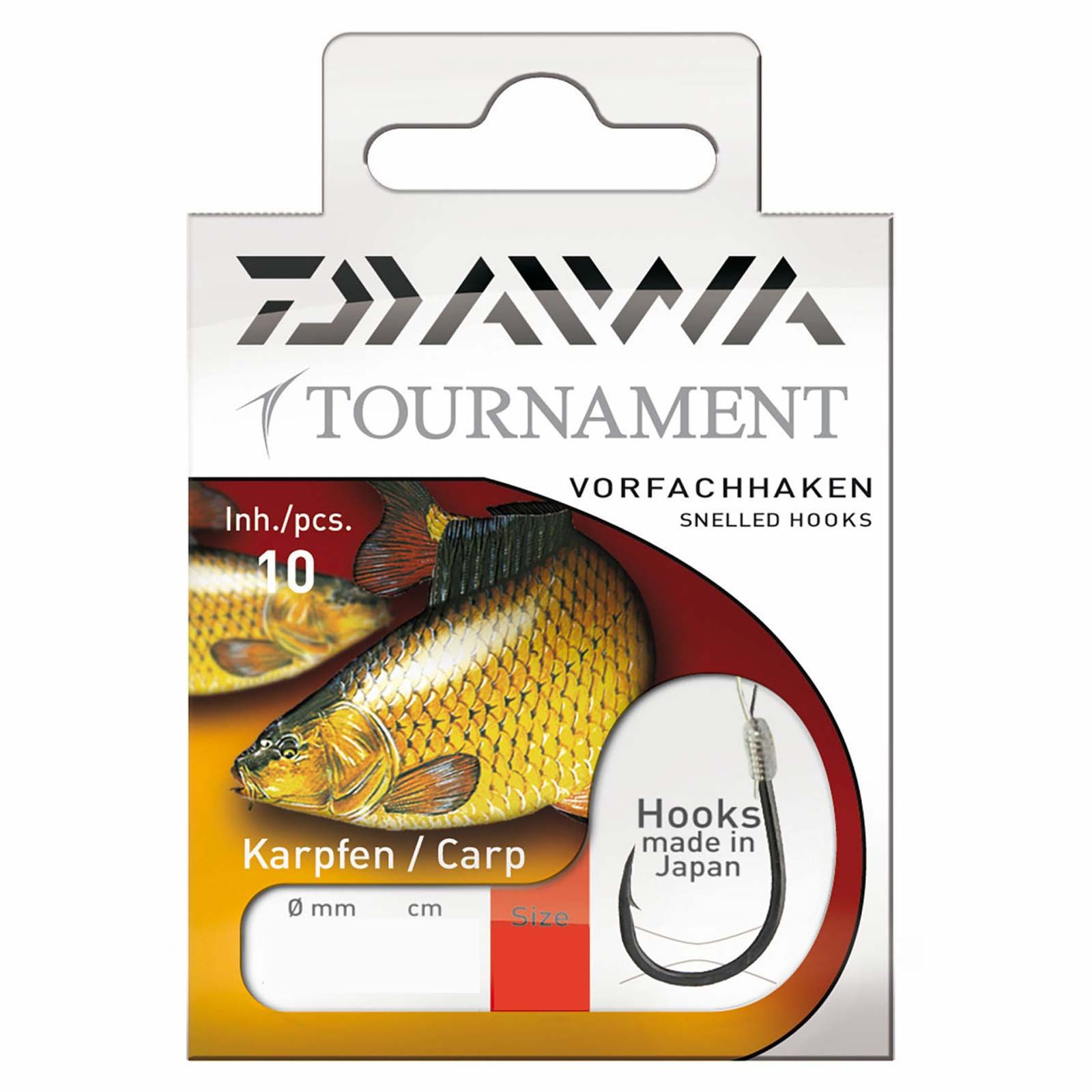 Daiwa Tournament Karpfenhaken Gebundene Karpfen-Vorfachhaken