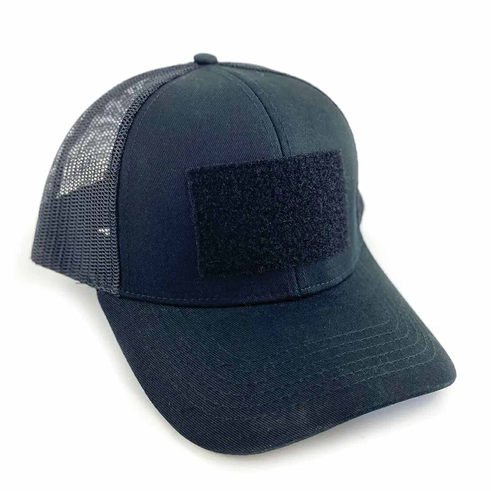 Mützen und Caps FishXplorer Set-Trucker Cap Wasser- & Uv Resistent Schwarz mit 4 Patches: Fishxplorer, Hecht, Barsch, Zander (Bild 4)
