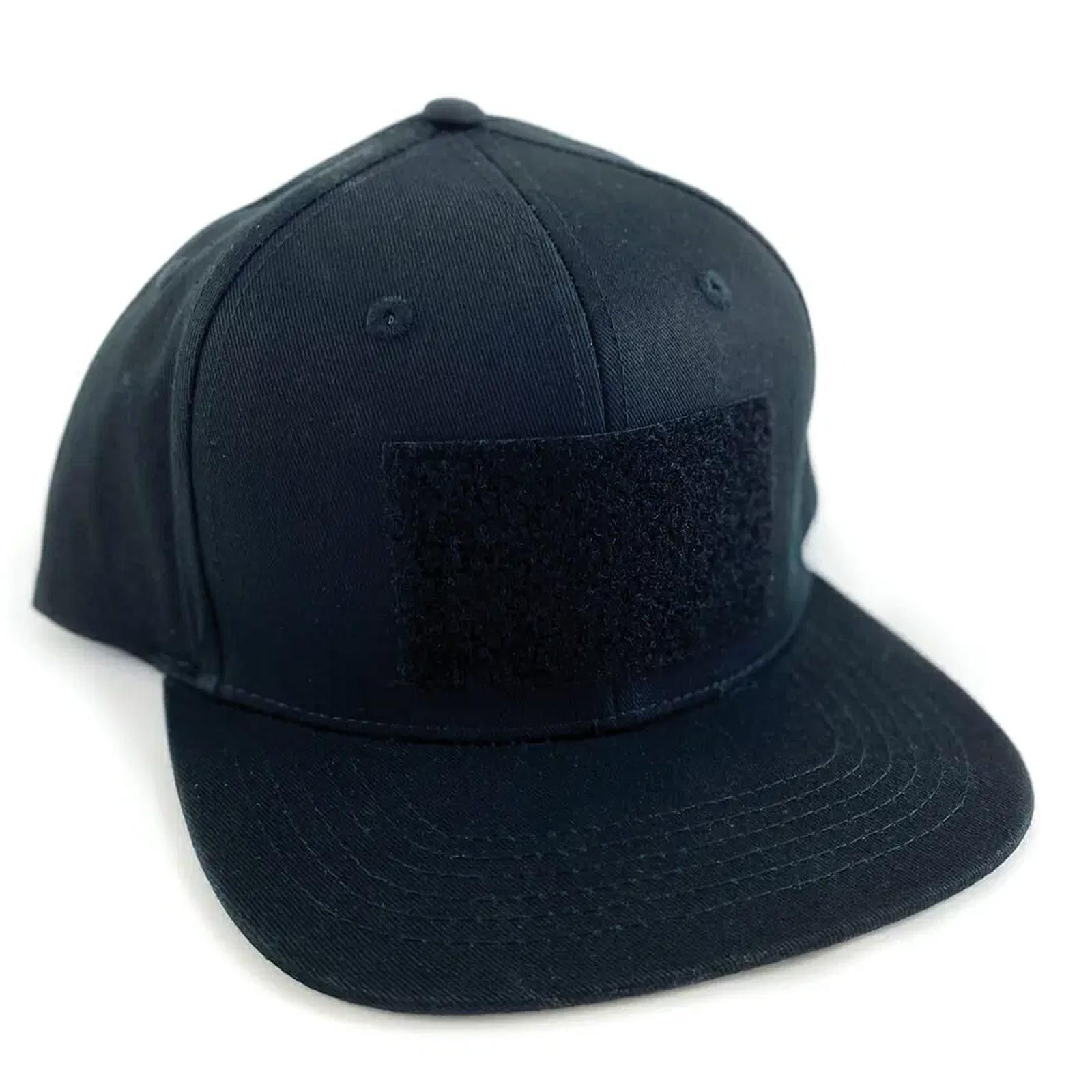 FishXplorer Snapback Cap Wasser- & Uv Resistent Schwarz mit 1 Fishxplorer-Patch