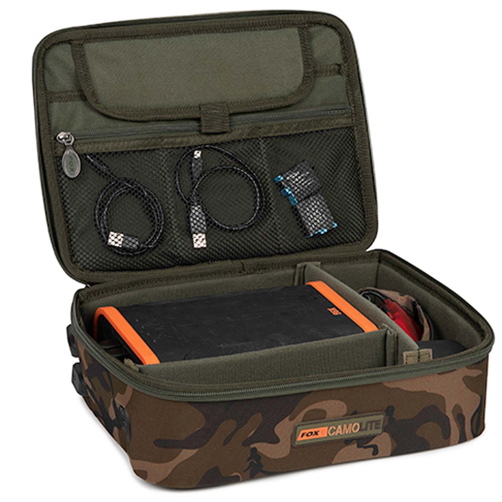 Fox Camolite Deluxe Gadgets Safe Angeltasche