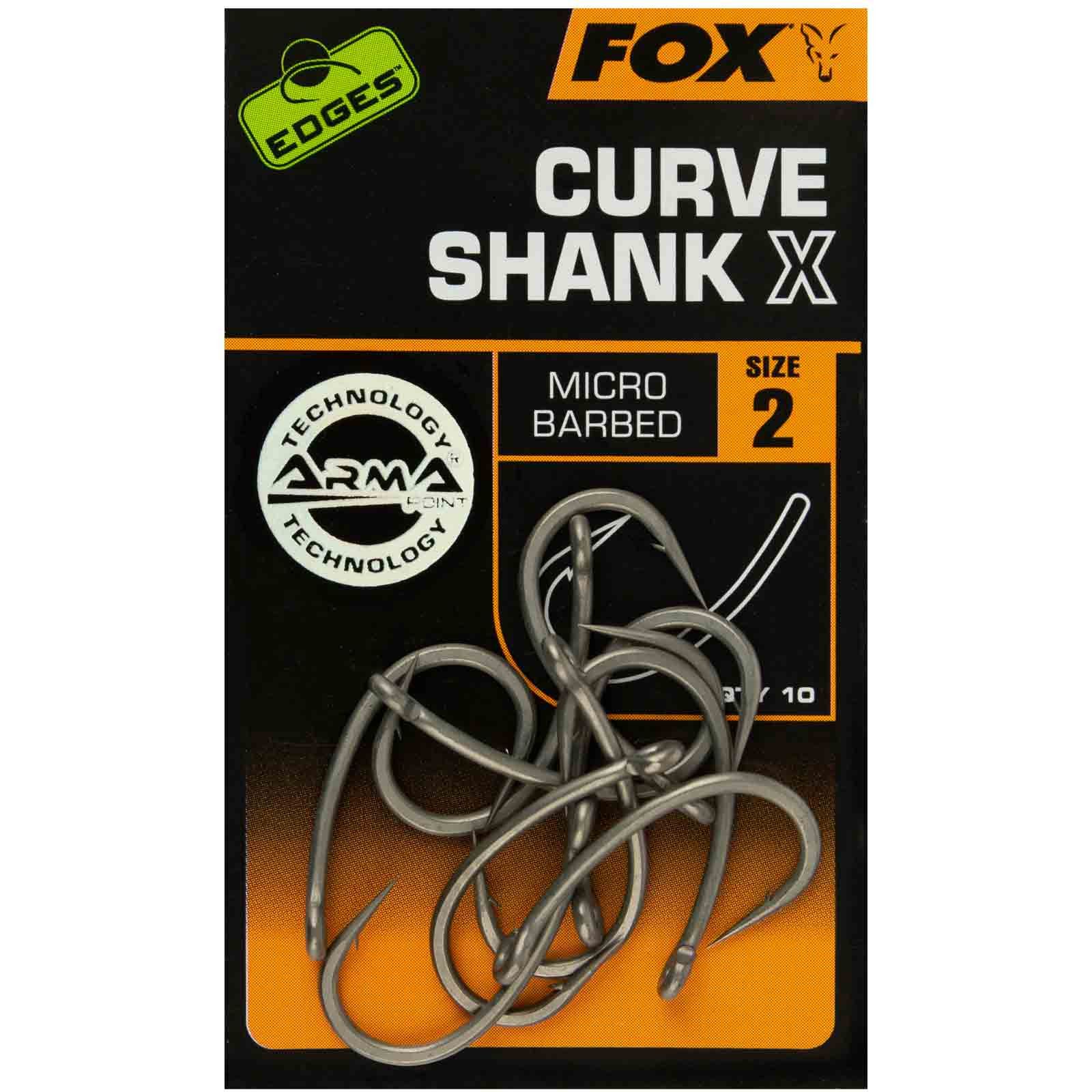 Fox Edges Curve Shank X Karpfenhaken