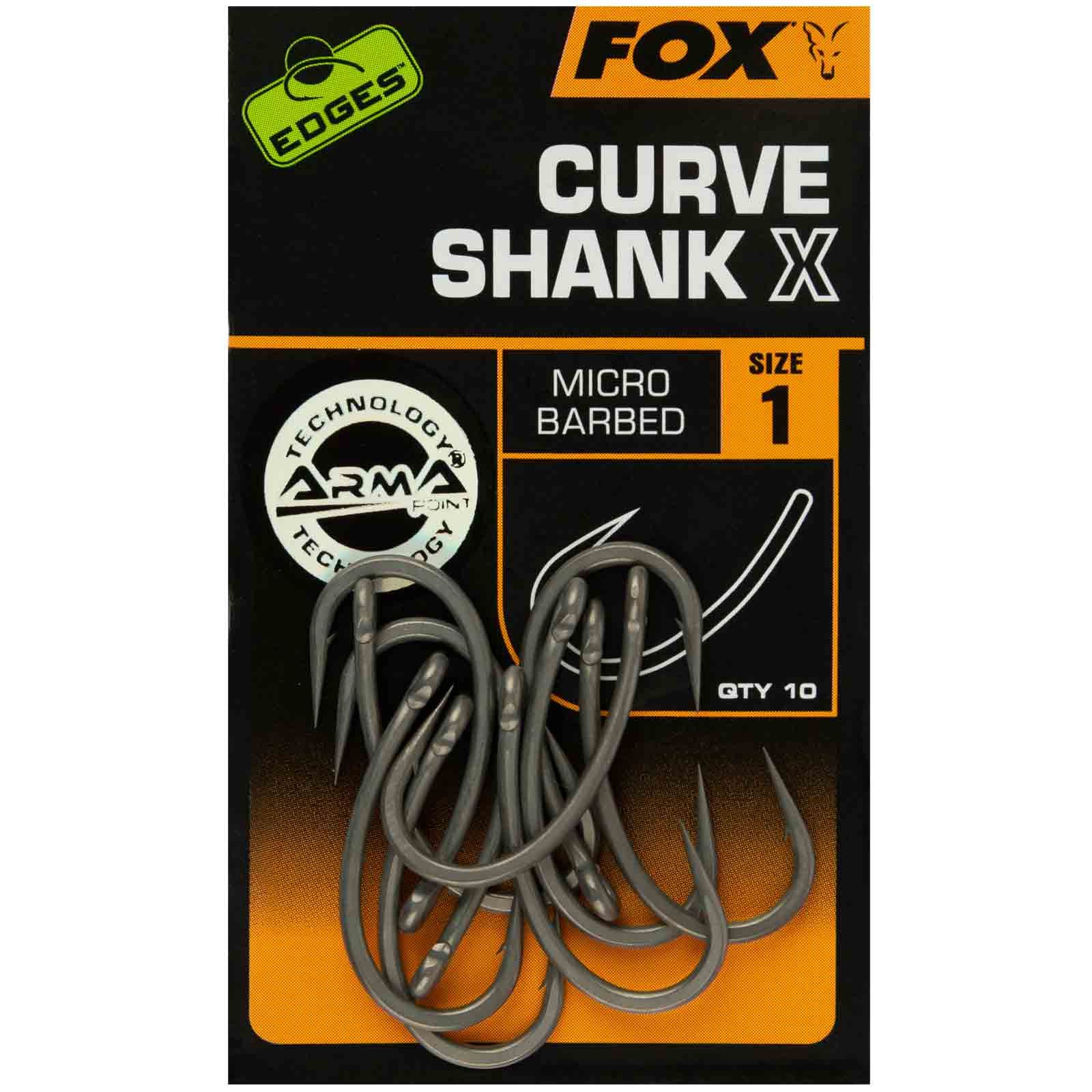 Fox Edges Curve Shank X Karpfenhaken