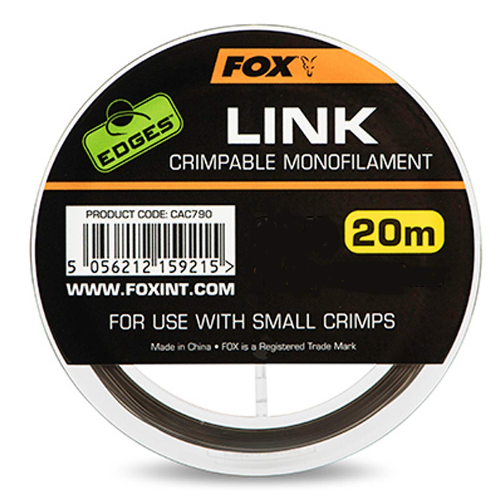 Fox Edges Link Crimpable Monofilament – 20m Monofile Angelschnur