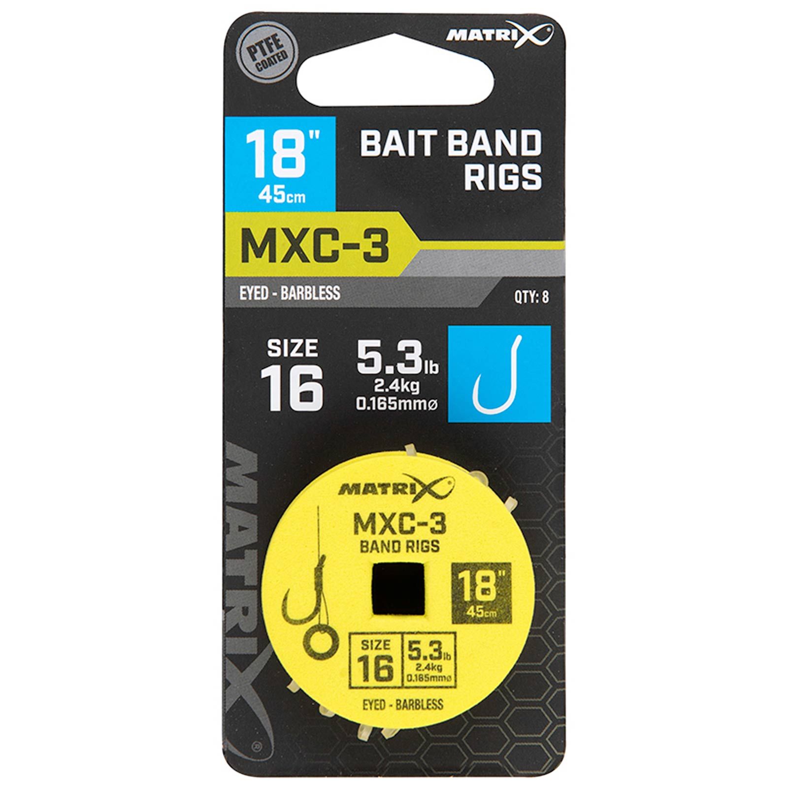 Einzelhaken Fox Matrix MXC-3 Barbless X-Strong 10cm Boilie Pin Rigs (Bild 3)
