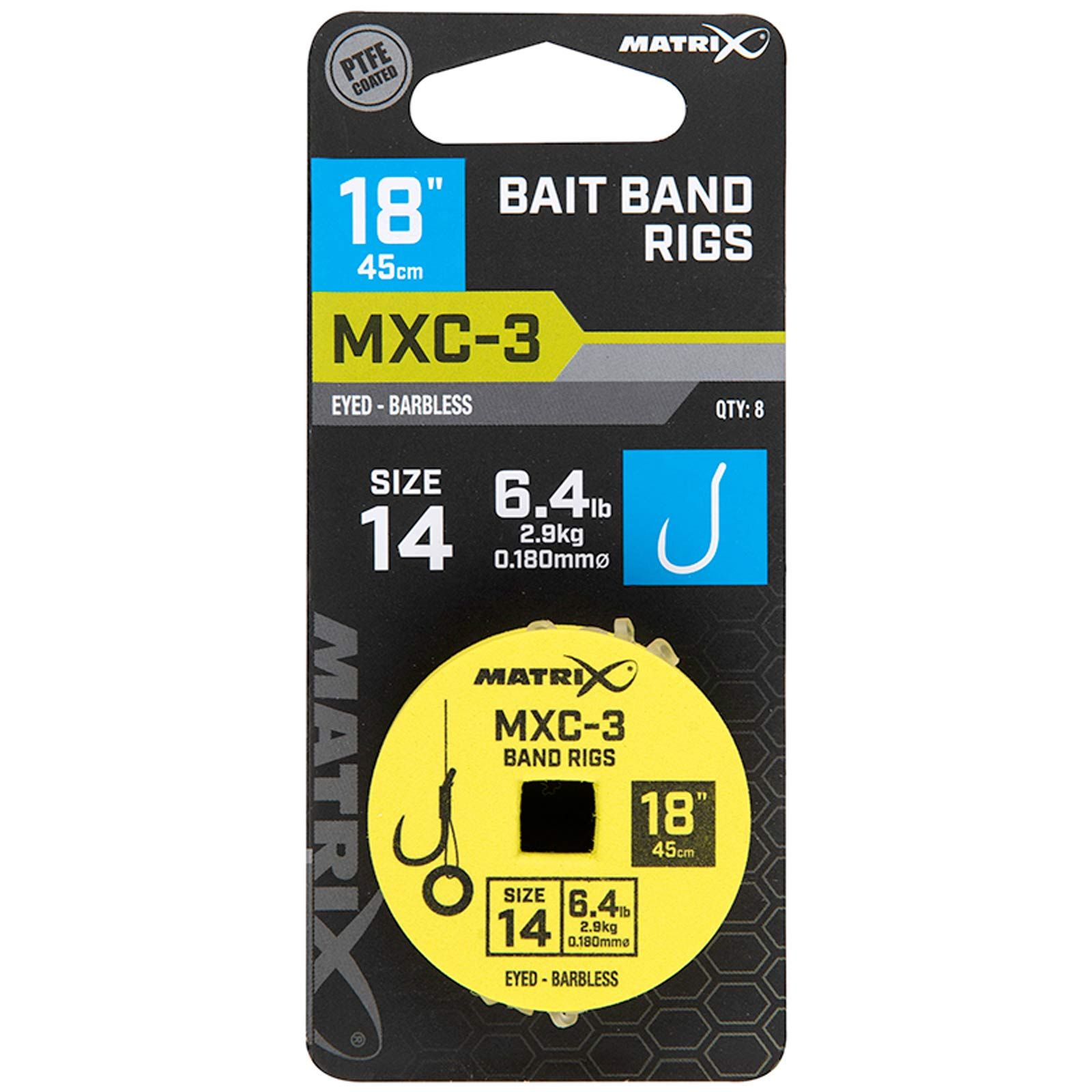 Einzelhaken Fox Matrix MXC-3 Barbless X-Strong 10cm Boilie Pin Rigs (Bild 2)