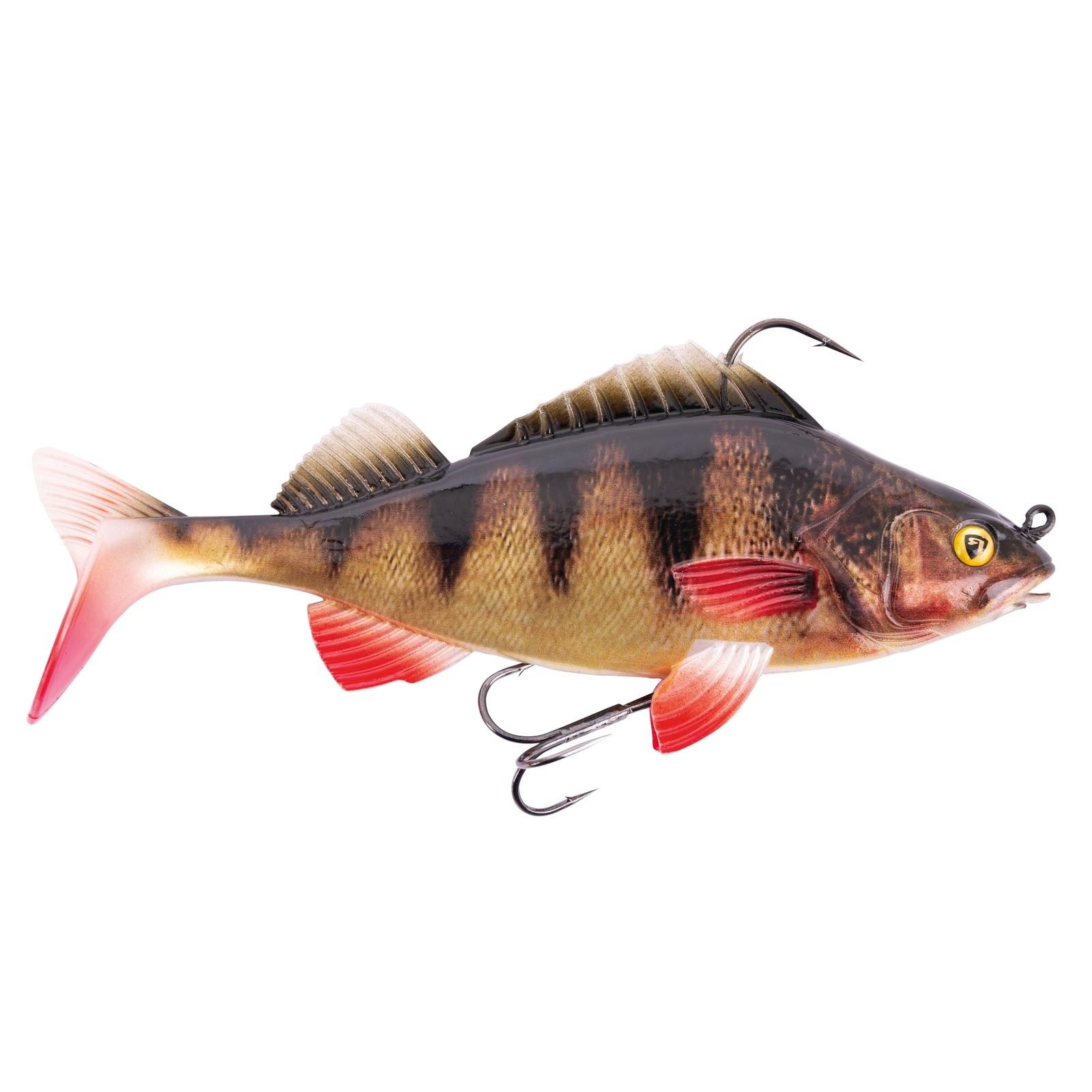 Fox Rage Realistic Replicant Perch Gummifisch montiert