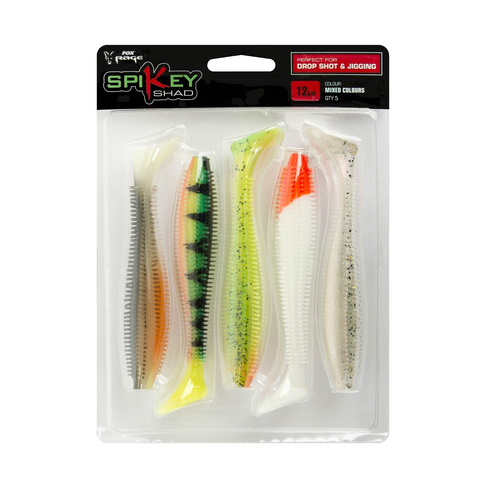 Fox Rage Spikey Shad Mixed Colour Pack