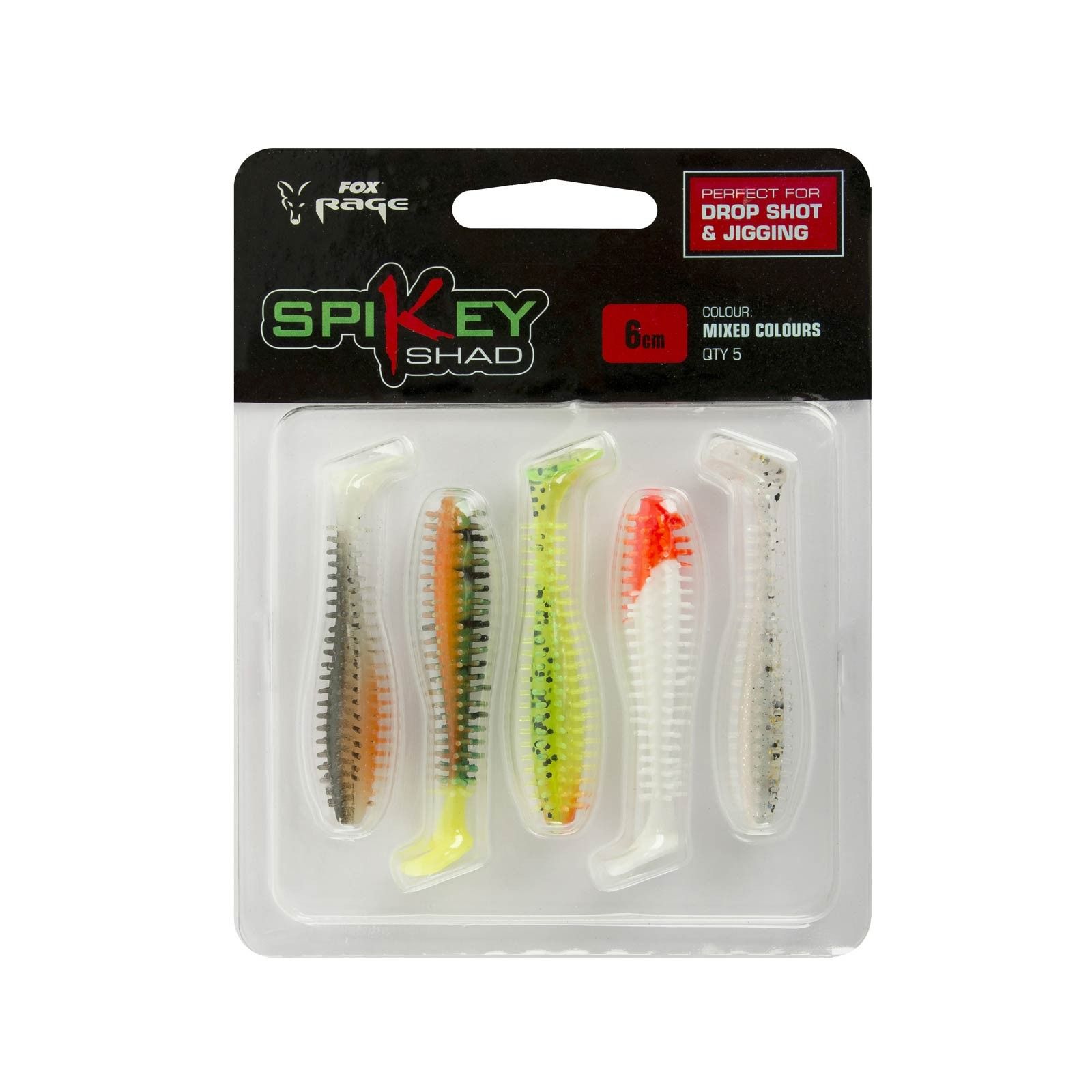 Fox Rage Spikey Shad Mixed Colour Pack